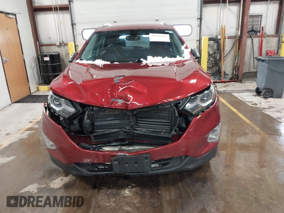 2019 Chevrolet Equinox Premier with VIN 2GNAXXEV0K6110156, listed as a IAAI auction lot 41639256 with 99,531 mi miles and . Bid and sale history available at DreamBid. Image 6.