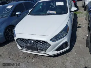 2019 Hyundai Sonata Sport with VIN 5NPE34AF1KH820438, listed as a IAAI auction lot 41353422 with 56,603 mi miles. Bid and sale history available at carsss.com. Image 12.