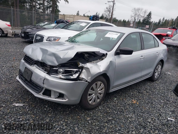 2011 Volkswagen Jetta Sedan S with VIN 3VW2K7AJ8BM363162, listed as a IAAI auction lot 41253390 with 153,014 mi miles. Bid and sale history available at carsss.com. Image 17.