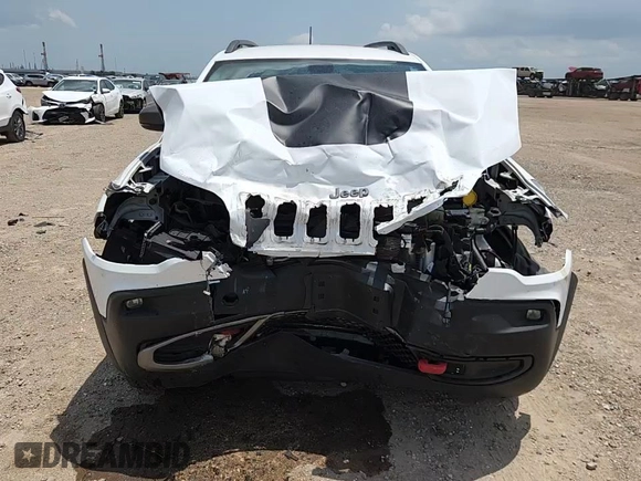 2020 Jeep Cherokee Trailhawk z VIN 1C4PJMBN0LD553823, wystawiony jako Copart lot #59796745 z przebiegiem 101 916 mil mil oraz Szkoda całkowita • Salvage title. Historia ofert i sprzedaży dostępna na DreamBid. Obrazek 13.