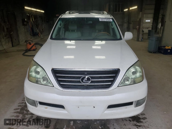 2004 Lexus GX 470 with VIN JTJBT20X240061717, listed as a Copart auction lot 52373435 with 152,872 mi miles and Clean Title. Bid and sale history available at carsss.com. Image 5.