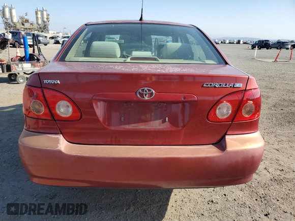2007 Toyota Corolla CE with VIN 1NXBR32E87Z934897, listed as a Copart auction lot 62709235 with 141,622 mi miles and Salvage title. Bid and sale history available at DreamBid. Image 6.