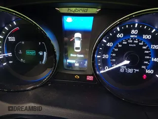 2015 Hyundai Sonata Hybrid Limited with VIN KMHEC4A40FA121325, listed as a IAAI auction lot 41976708 with 187,387 mi miles. Bid and sale history available at carsss.com. Image 7.