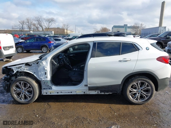 2020 BMW X2 xDrive28i with VIN WBXYJ1C00L5R70720, listed as a IAAI auction lot 41541553 with 17,127 mi miles. Bid and sale history available at carsss.com. Image 15.
