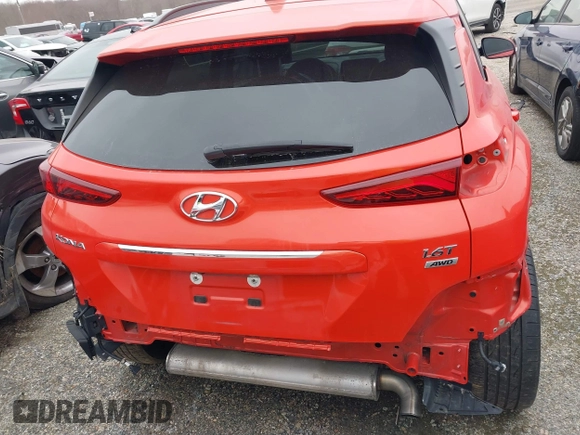 2019 Hyundai Kona Limited with VIN KM8K3CA53KU330542, listed as a IAAI auction lot 41454145 with 64,166 mi miles. Bid and sale history available at carsss.com. Image 17.