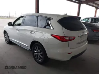 2013 Infiniti JX35 with VIN 5N1AL0MM4DC342673, listed as a IAAI auction lot 41813025 with 125,982 mi miles and . Bid and sale history available at DreamBid. Image 3.