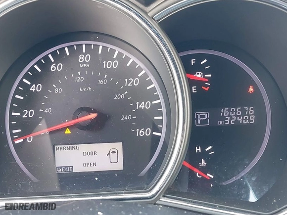 2012 Nissan Murano SL with VIN JN8AZ1MU3CW111709, listed as a IAAI auction lot 41622419 with 160,676 mi miles. Bid and sale history available at carsss.com. Image 7.