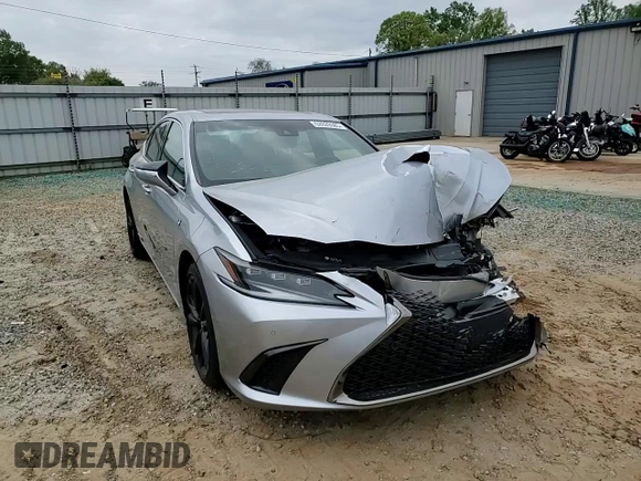 2022 Lexus ES 300h F Sport with VIN 58AGA1C1XNU014899, listed as a Copart auction lot 52629385 with Not provided miles and Salvage title. Bid and sale history available at DreamBid. Image 10.