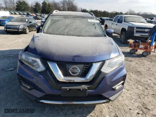 2017 Nissan Rogue SL with VIN JN8AT2MV9HW025196, listed as a Copart auction lot 43912005 with 120,507 mi miles and Salvage Title. Bid and sale history available at carsss.com. Image 5.