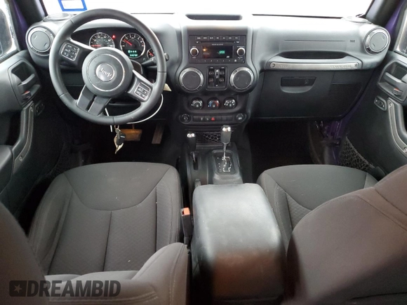 2018 Jeep Wrangler JK Unlimited Sport S with VIN 1C4BJWDG7JL907716, listed as a Copart auction lot 41833105 with 64,279 mi miles and Salvage Title. Bid and sale history available at carsss.com. Image 8.