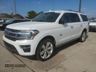 2023 Ford Expedition Max King Ranch z VIN 1FMJK1P83PEA01832, wystawiony jako Copart lot #75518404 z przebiegiem 59 474 mil mil oraz Szkoda całkowita • Salvage title. Historia ofert i sprzedaży dostępna na DreamBid. Obrazek 1.