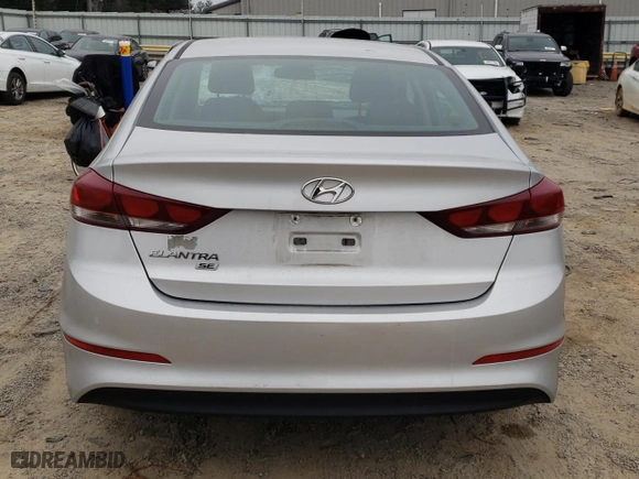 2018 Hyundai Elantra SE with VIN KMHD74LF2JU574223, listed as a Copart auction lot 49146625 with 80,370 mi miles and Salvage Title. Bid and sale history available at carsss.com. Image 6.