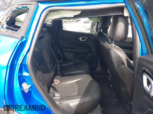 2023 Jeep Compass Latitude with VIN 3C4NJDBNXPT509707, listed as a IAAI auction lot 42368550 with 27,104 mi miles and . Bid and sale history available at DreamBid. Image 8.