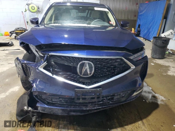 2022 Acura MDX with VIN 5J8YE1H3XNL037380, listed as a Copart auction lot 42343445 with 68,085 mi miles and Salvage Title. Bid and sale history available at carsss.com. Image 5.