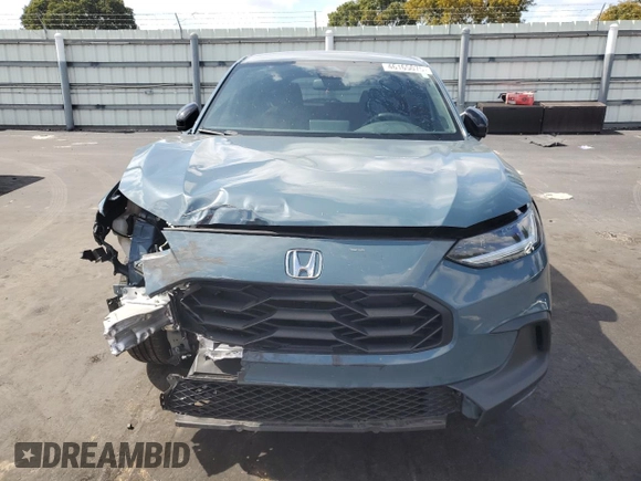 2023 Honda HR-V Sport with VIN 3CZRZ1H53PM718730, listed as a Copart auction lot 46165075 with 39,410 mi miles and Salvage Title. Bid and sale history available at carsss.com. Image 5.