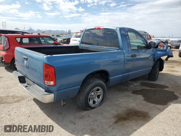 2005 Dodge 1500 SLT with VIN 1D7HA16N25J515422, listed as a Copart auction lot 50558225 with 105,919 mi miles and Salvage Title. Bid and sale history available at carsss.com. Image 3.