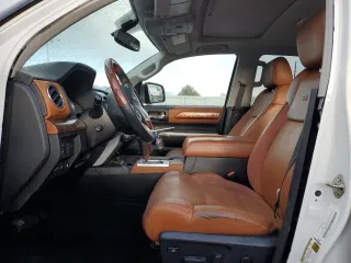 2016 Toyota Tundra 4WD Truck Platinum with VIN 5TFAW5F19GX537967, listed as a Copart auction lot 46597485 with 50,466 mi miles and Salvage Title. Bid and sale history available at carsss.com. Image 7.