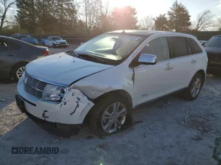 2010 Lincoln MKX z VIN 2LMDJ8JC8ABJ29917, wystawiony jako Copart lot #50023835 z przebiegiem 92 425 mil mil oraz Szkoda całkowita • Salvage title. Historia ofert i sprzedaży dostępna na DreamBid. Obrazek 1.