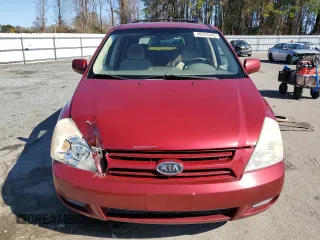 2008 Kia Sedona LX with VIN KNDMB233986211364, listed as a Copart auction lot 48524445 with 148,762 mi miles and Non Repairable. Bid and sale history available at carsss.com. Image 5.