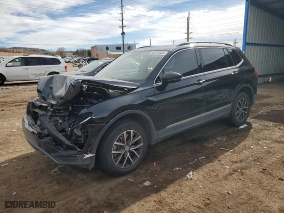 2018 Volkswagen Tiguan SEL with VIN 3VV3B7AX3JM207073, listed as a Copart auction lot 45223345 with 91,372 mi miles and Salvage Title. Bid and sale history available at carsss.com. Image 1.