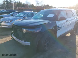 2022 Ford Police Interceptor Utility with VIN 1FM5K8AW6NNA11771, listed as a IAAI auction lot 41888447 with 59,437 mi miles. Bid and sale history available at carsss.com. Image 17.