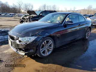 2016 BMW 4 Series 428i xDrive with VIN WBA3T1C56G5F38863, listed as a Copart auction lot 46071735 with 46,765 mi miles and Salvage Title. Bid and sale history available at carsss.com. Image 1.