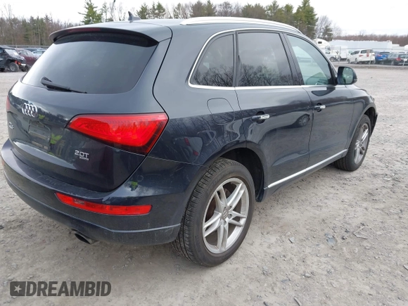 2013 Audi Q5 Premium Plus with VIN WA1LFAFP1DA017972, listed as a IAAI auction lot 42042454 with 129,637 mi miles. Bid and sale history available at carsss.com. Image 4.