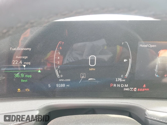 2024 Cadillac XT4 AWD Luxury with VIN 1GYFZBR40RF150020, listed as a Copart auction lot 46184565 with 9,188 mi miles and Salvage Title. Bid and sale history available at carsss.com. Image 9.