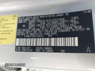 2007 Lexus RX 350 z VIN 2T2HK31U97C038452, wystawiony jako IAAI lot #42200344 z przebiegiem 212 677 mil mil oraz . Historia ofert i sprzedaży dostępna na DreamBid. Obrazek 9.