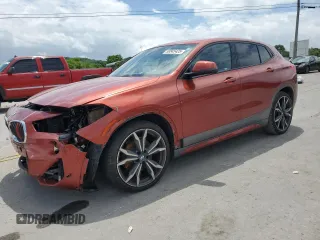 2018 BMW X2 sDrive28i with VIN WBXYJ3C37JEJ75554, listed as a Copart auction lot 58845425 with 90,110 mi miles and Salvage title. Bid and sale history available at DreamBid. Image 1.