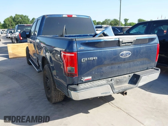 2015 Ford F-150 XL with VIN 1FTEX1CP0FKE14845, listed as a IAAI auction lot 42013909 with 162,644 mi miles. Bid and sale history available at carsss.com. Image 3.