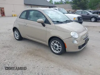 2012 FIAT 500 Pop with VIN 3C3CFFAR1CT304056, listed as a IAAI auction lot 42345528 with 20,585 mi miles and . Bid and sale history available at DreamBid. Image 1.