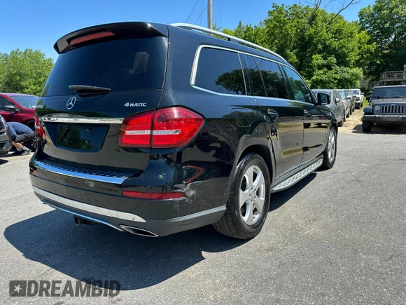 2017 Mercedes-Benz GLS 450 with VIN 4JGDF6EEXHA780761, listed as a Copart auction lot 59744285 with 133,770 mi miles and Clean title. Bid and sale history available at DreamBid. Image 3.