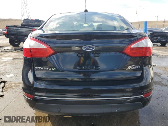 2017 Ford Fiesta Titanium with VIN 3FADP4CJ9HM139325, listed as a Copart auction lot 47852825 with 100,264 mi miles and Salvage Title. Bid and sale history available at carsss.com. Image 6.
