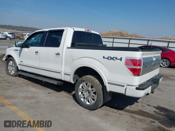 2014 Ford F-150 XL with VIN 1FTFW1ET4EFA15753, listed as a IAAI auction lot 41908571 with 161,901 mi miles. Bid and sale history available at carsss.com. Image 3.