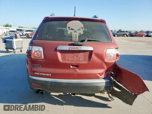 2010 GMC Acadia SL with VIN 1GKLRKED2AJ123440, listed as a Copart auction lot 66044725 with 245,372 mi miles and Salvage title. Bid and sale history available at DreamBid. Image 6.