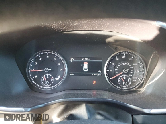 2021 Hyundai Santa Fe SE with VIN 5NMS1DAJXMH329833, listed as a Copart auction lot 42905865 with 116,308 mi miles and Salvage Title. Bid and sale history available at carsss.com. Image 9.
