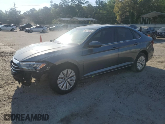 2019 Volkswagen Jetta S with VIN 3VWC57BU7KM154077, listed as a Copart auction lot 52724075 with 109,022 mi miles and Salvage title. Bid and sale history available at DreamBid. Image 1.