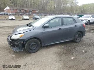 2010 Toyota Matrix S with VIN 2T1LE4EE0AC015812, listed as a Copart auction lot 52496185 with 205,767 mi miles and Salvage Title. Bid and sale history available at carsss.com. Image 1.