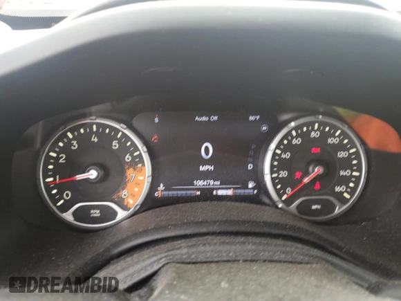 2015 Jeep Renegade Trailhawk with VIN ZACCJBCT5FPB27437, listed as a Copart auction lot 64031865 with 106,479 mi miles and Clean title. Bid and sale history available at DreamBid. Image 9.