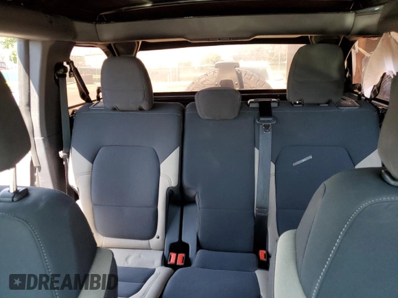 2021 Ford Bronco with VIN 1FMDE5BH7MLA83056, listed as a Copart auction lot 60513675 with 36,191 mi miles and Salvage title. Bid and sale history available at DreamBid. Image 10.