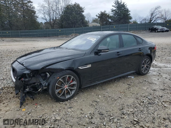 2016 Jaguar XF S with VIN SAJBM4BV0GCY00336, listed as a Copart auction lot 80828124 with 73,577 mi miles and Salvage Title. Bid and sale history available at carsss.com. Image 1.