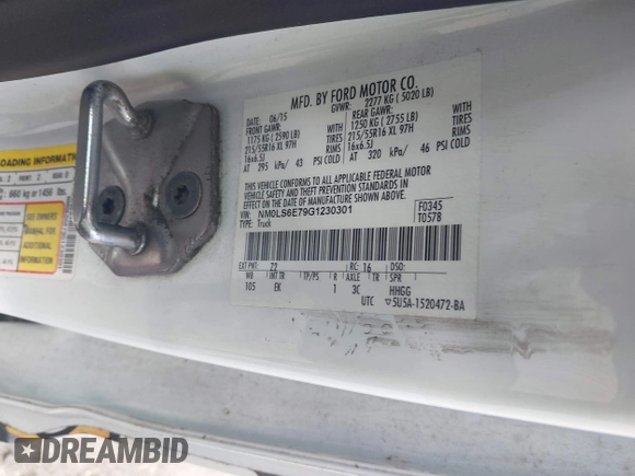 2016 Ford Transit Connect XL с VIN NM0LS6E79G1230301, выставлен на аукционе IAAI как лот 41618107 с пробегом 178 213 миль миль и . История ставок и продаж доступна на DreamBid. Изображение 9.