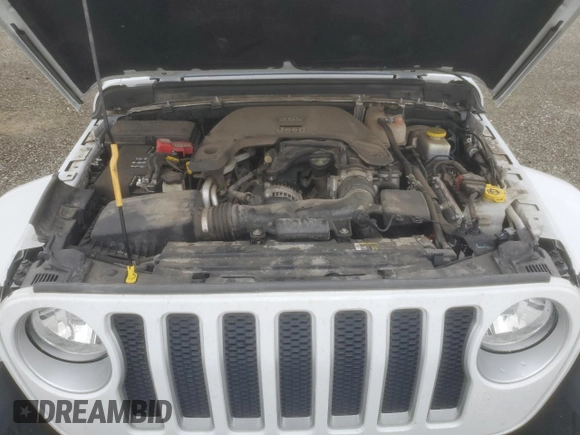2019 Jeep Wrangler Unlimited Sahara with VIN 1C4HJXEG5KW600639, listed as a Copart auction lot 49314565 with 58,637 mi miles and Salvage title. Bid and sale history available at DreamBid. Image 13.