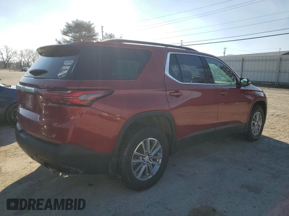 2023 Chevrolet Traverse LT Cloth with VIN 1GNEVGKW6PJ147694, listed as a Copart auction lot 44788295 with 43,415 mi miles and Salvage Title. Bid and sale history available at carsss.com. Image 3.