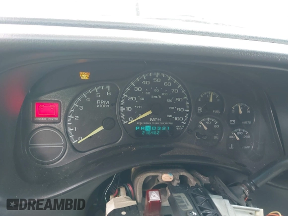 2001 Chevrolet Suburban LS with VIN 3GNEC16T21G209183, listed as a IAAI auction lot 41503236 with 216,462 mi miles. Bid and sale history available at carsss.com. Image 7.