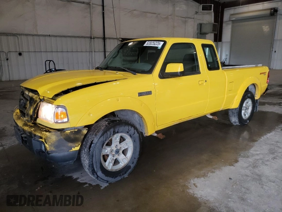 2006 Ford Ranger XL with VIN 1FTZR15E66PA03928, listed as a Copart auction lot 52025225 with 171,073 mi miles and Salvage Title. Bid and sale history available at carsss.com. Image 1.
