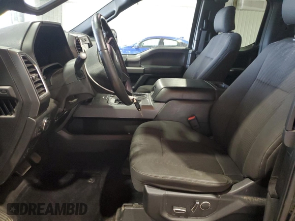 2017 Ford F-150 XL with VIN 1FTEX1EP3HFA17932, listed as a Copart auction lot 57824625 with 98,342 mi miles and Salvage title. Bid and sale history available at DreamBid. Image 7.