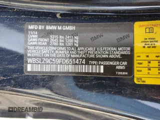 2015 BMW M6 z VIN WBSLZ9C59FD651474, wystawiony jako Copart lot #60882454 z przebiegiem Nie podano mil oraz Szkody całkowita. Historia ofert i sprzedaży dostępna na DreamBid. Obrazek 12.