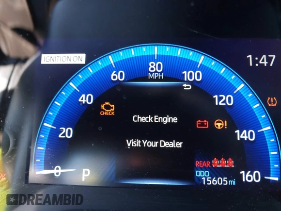 2020 Toyota Corolla XSE with VIN JTDT4RCEXLJ031641, listed as a IAAI auction lot 41305192 with 15,605 mi miles. Bid and sale history available at carsss.com. Image 16.